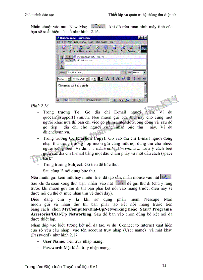 image for page Giáo trình thiết lập và quản trị thư điện tử dành cho sv theo học quản trị mạng