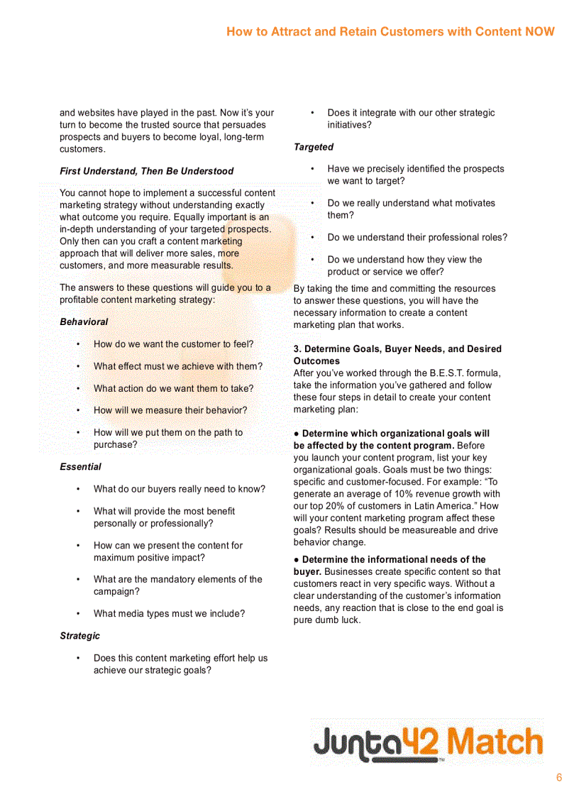 image for page How to Attract and Retain Customers With Content NOW