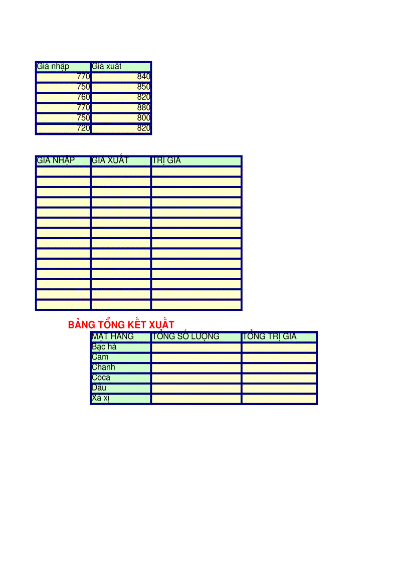 image for page Bài tập Microsoft office Excel nâng cao Bài số 10