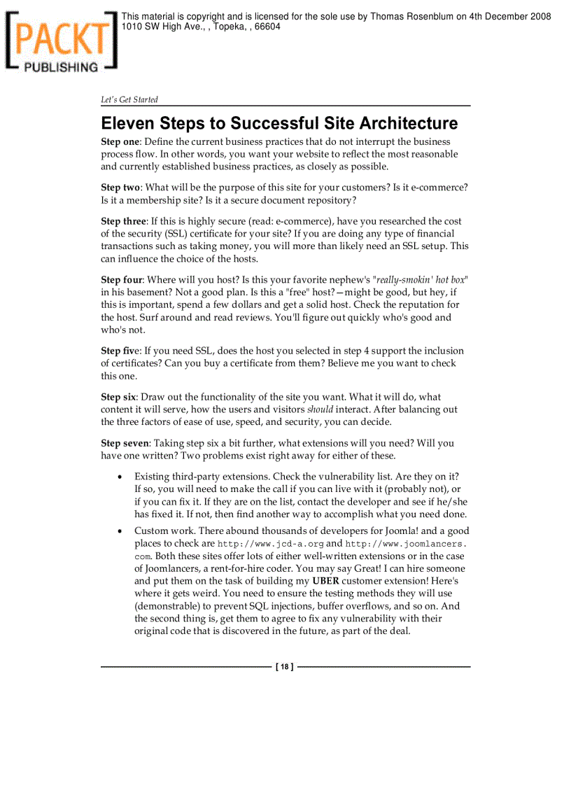 image for page Joomla Web Security Bảo mật Joomla