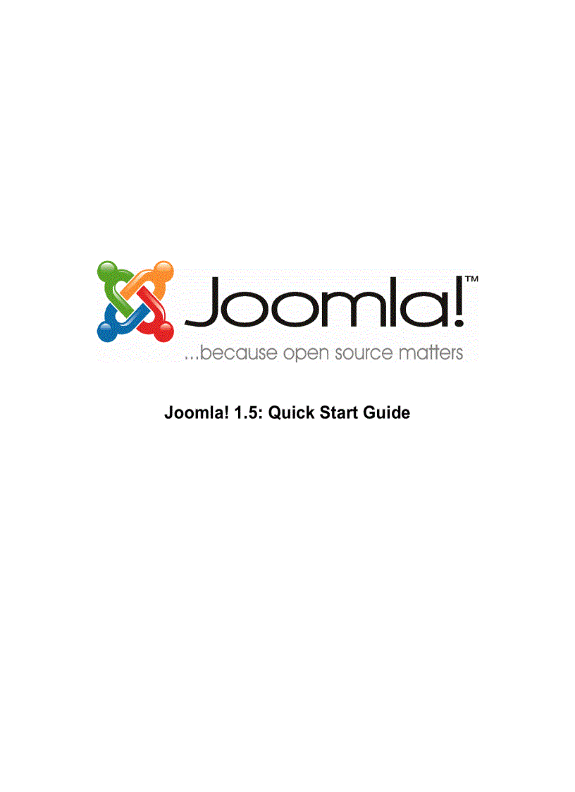 image for page Joomla 1 5 Quick Start Guide Hướng dẫn bạn sử dụng Joomla 1 5