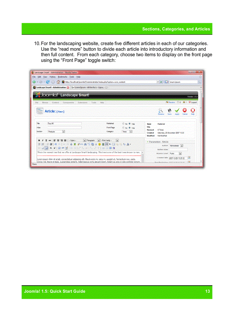 image for page Joomla 1 5 Quick Start Guide Hướng dẫn bạn sử dụng Joomla 1 5