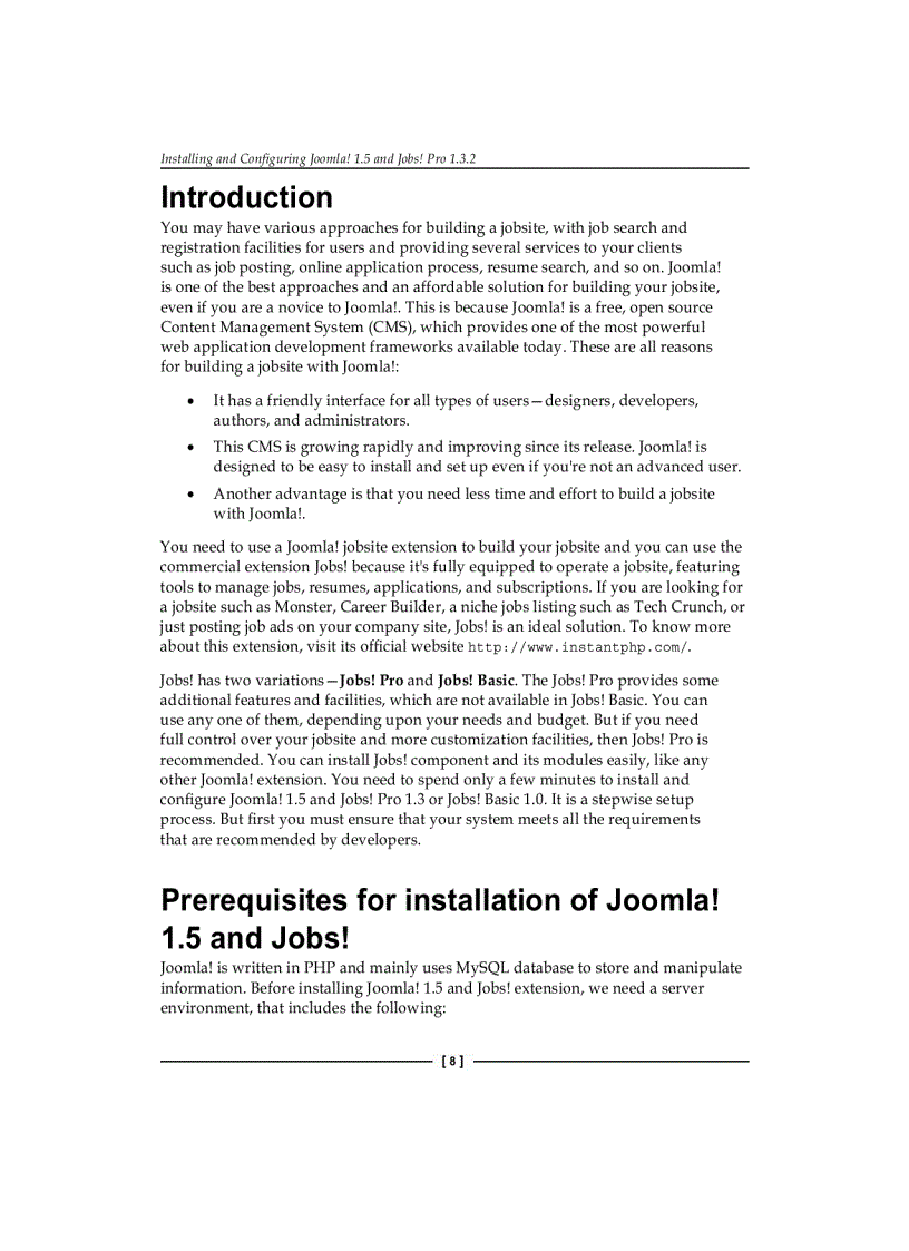 image for page Building job sites with Joomla