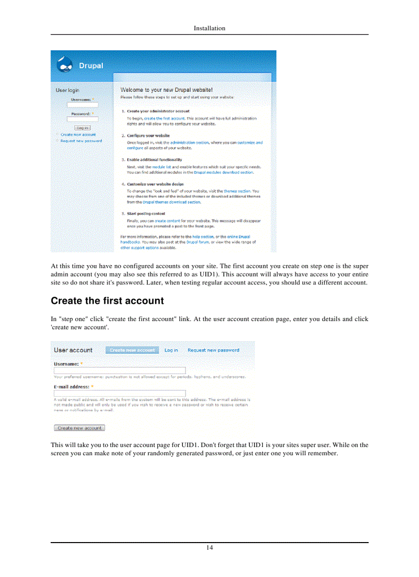 image for page Drupal 5 Getting Start