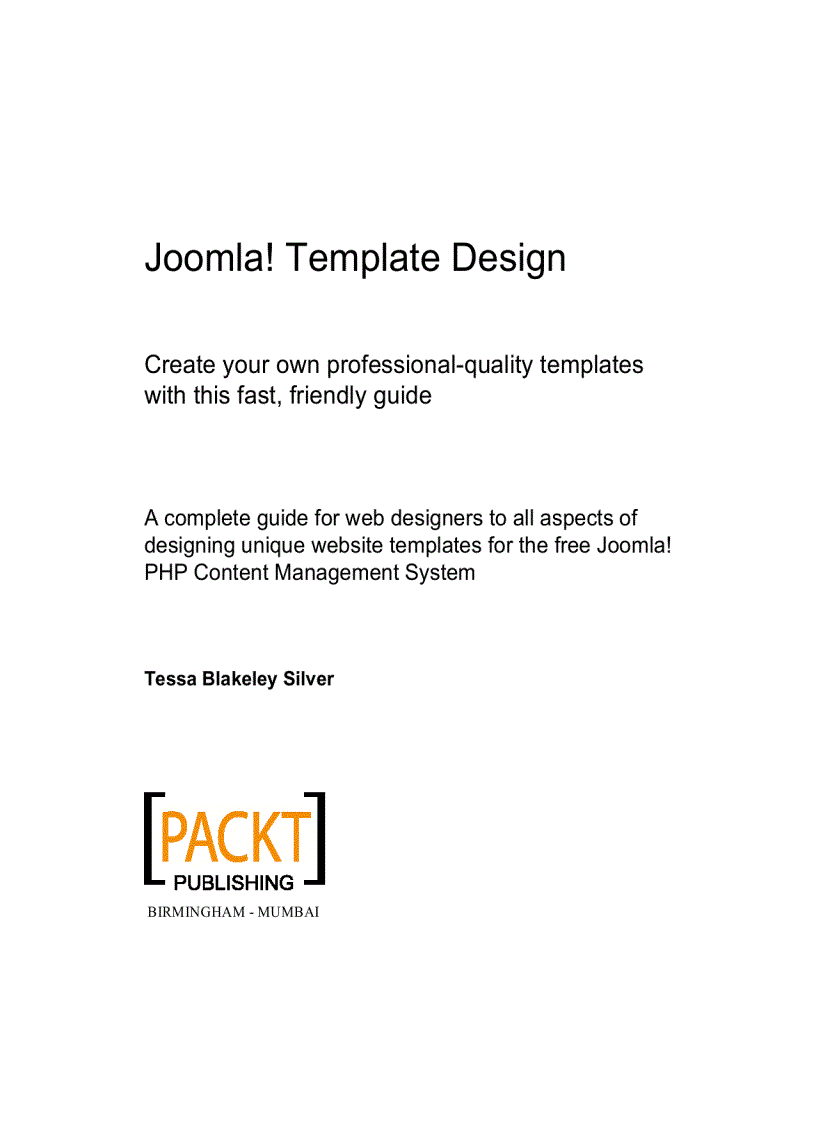 image for page Joomla Template Design