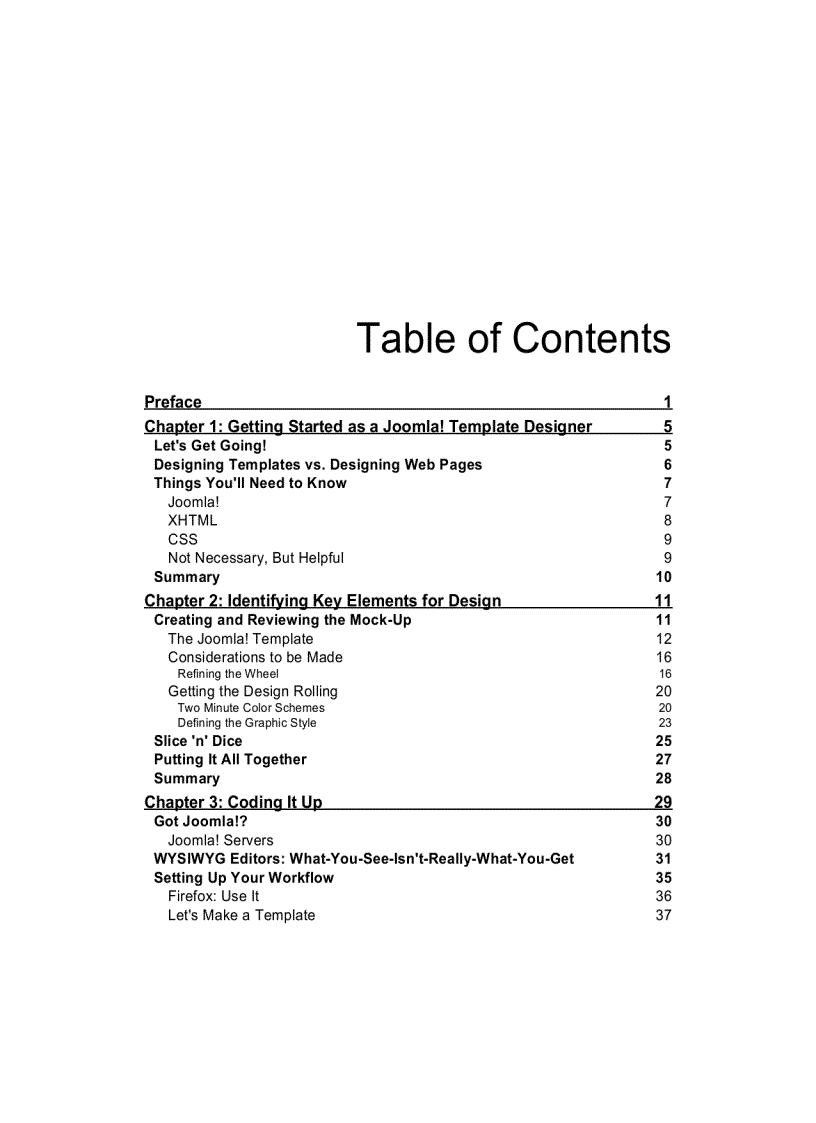 image for page Joomla Template Design