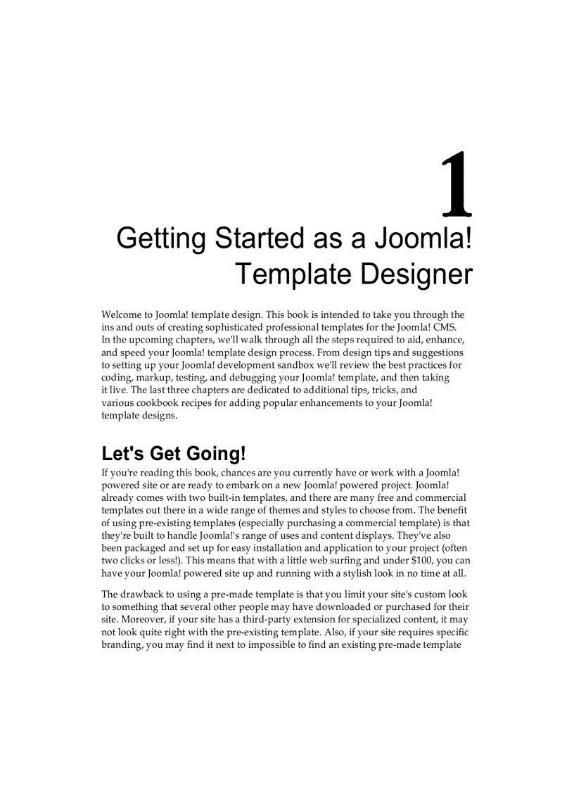 image for page Joomla Template Design