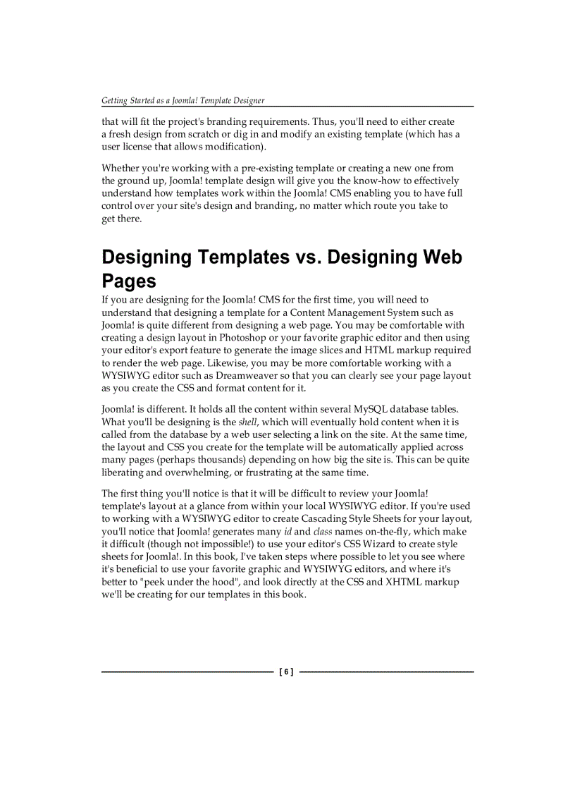 image for page Joomla Template Design
