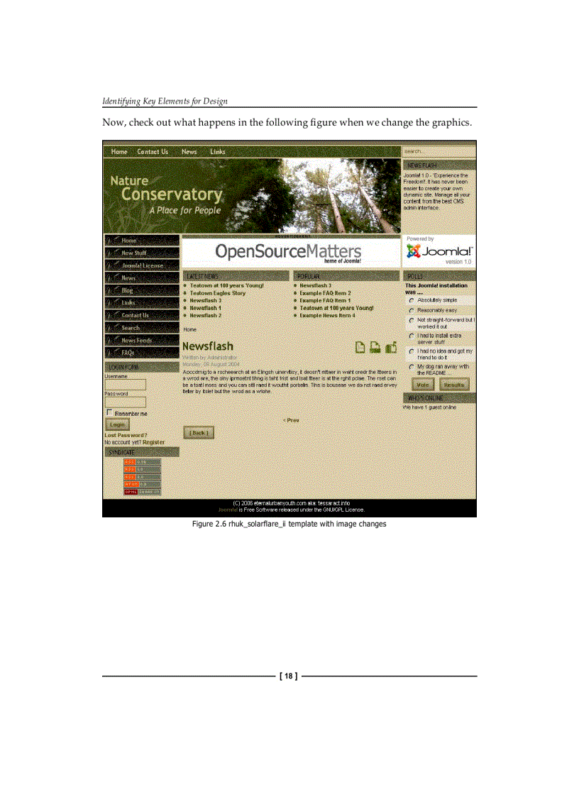 image for page Joomla Template Design