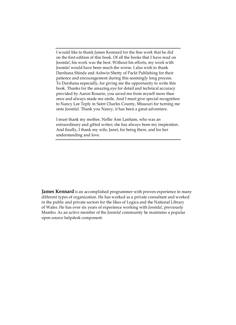 image for page Mastering Joomla 1 5 Extension and Framework Development