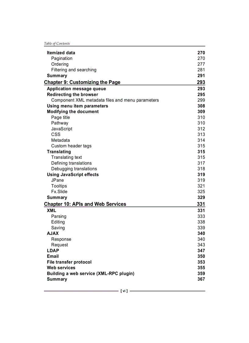image for page Mastering Joomla 1 5 Extension and Framework Development