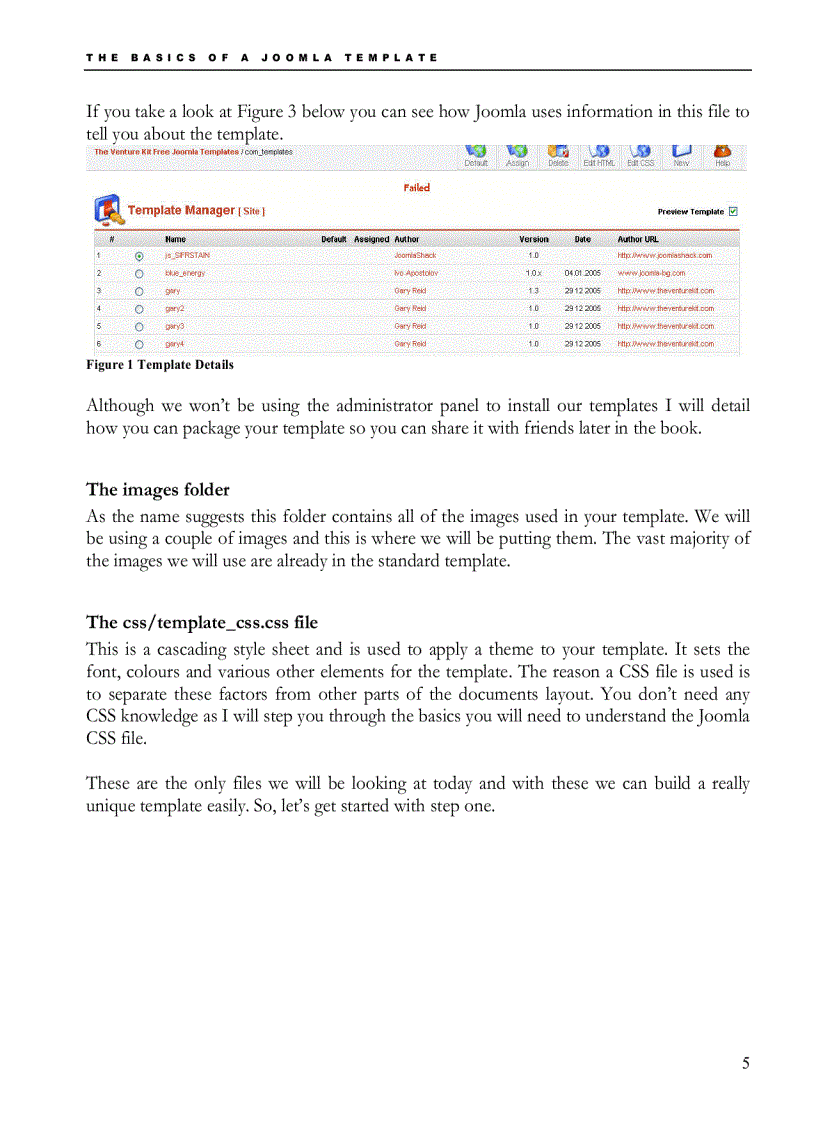 image for page Make a Joomla Template in 5 Easy Steps Gary Reid