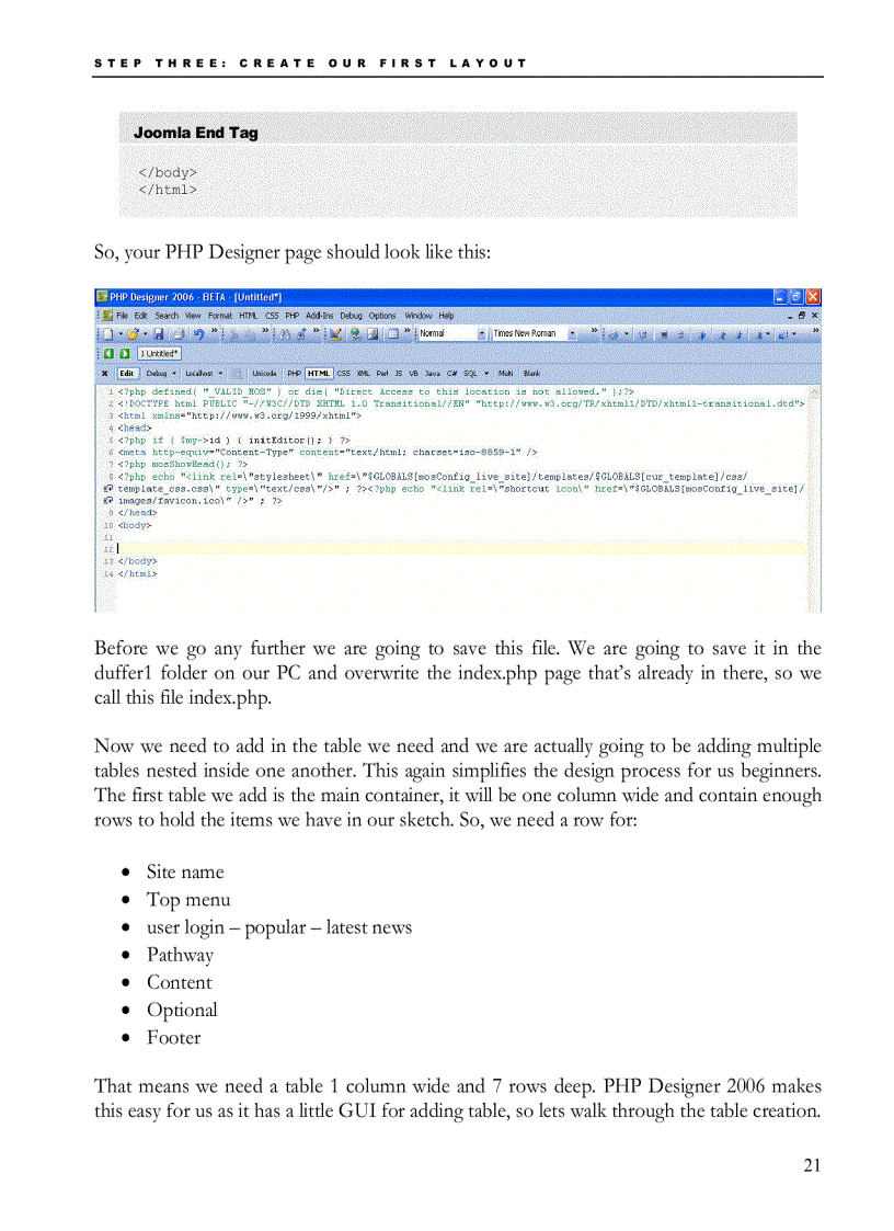 image for page Make a Joomla Template in 5 Easy Steps Gary Reid