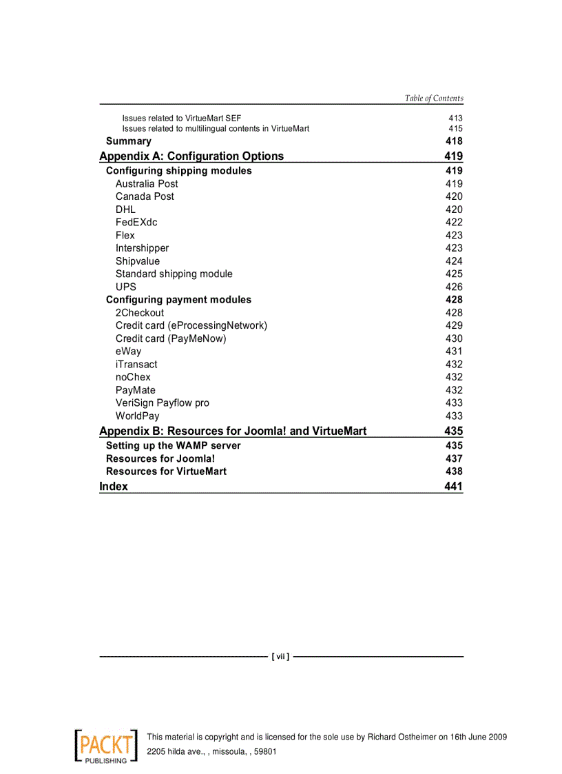 image for page Joomla E Commerce with VirtueMart