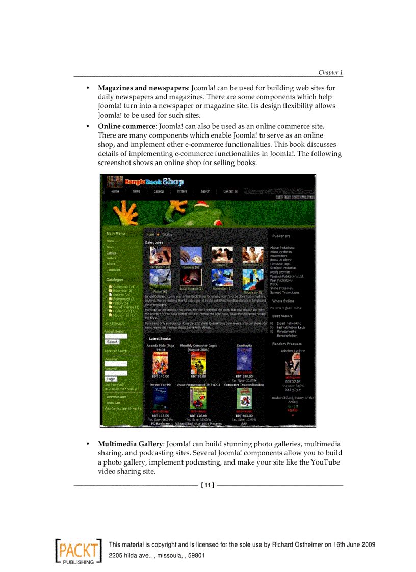 image for page Joomla E Commerce with VirtueMart