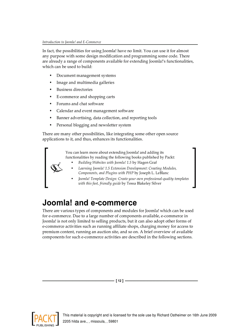 image for page Joomla E Commerce with VirtueMart