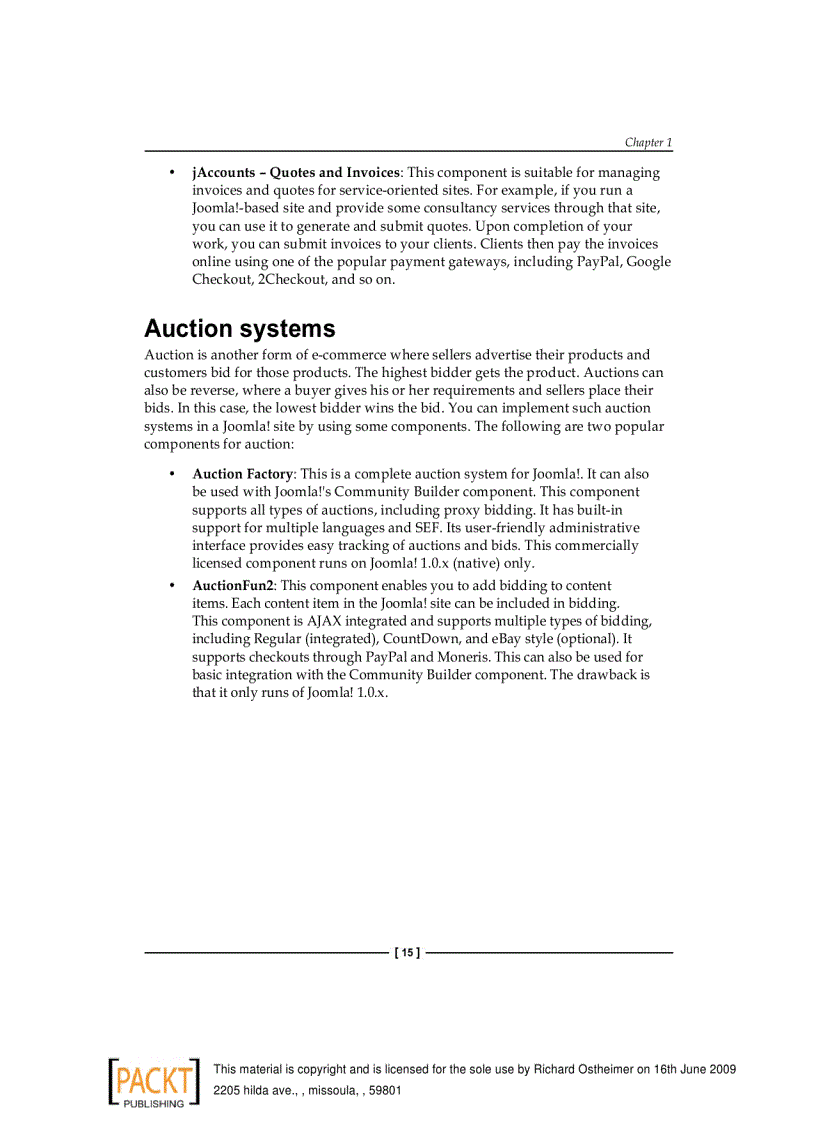 image for page Joomla E Commerce with VirtueMart