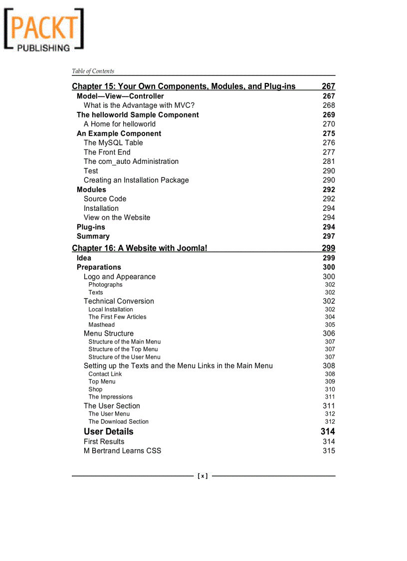 image for page Building website with Joomla 1 5 Author Hagen Graf