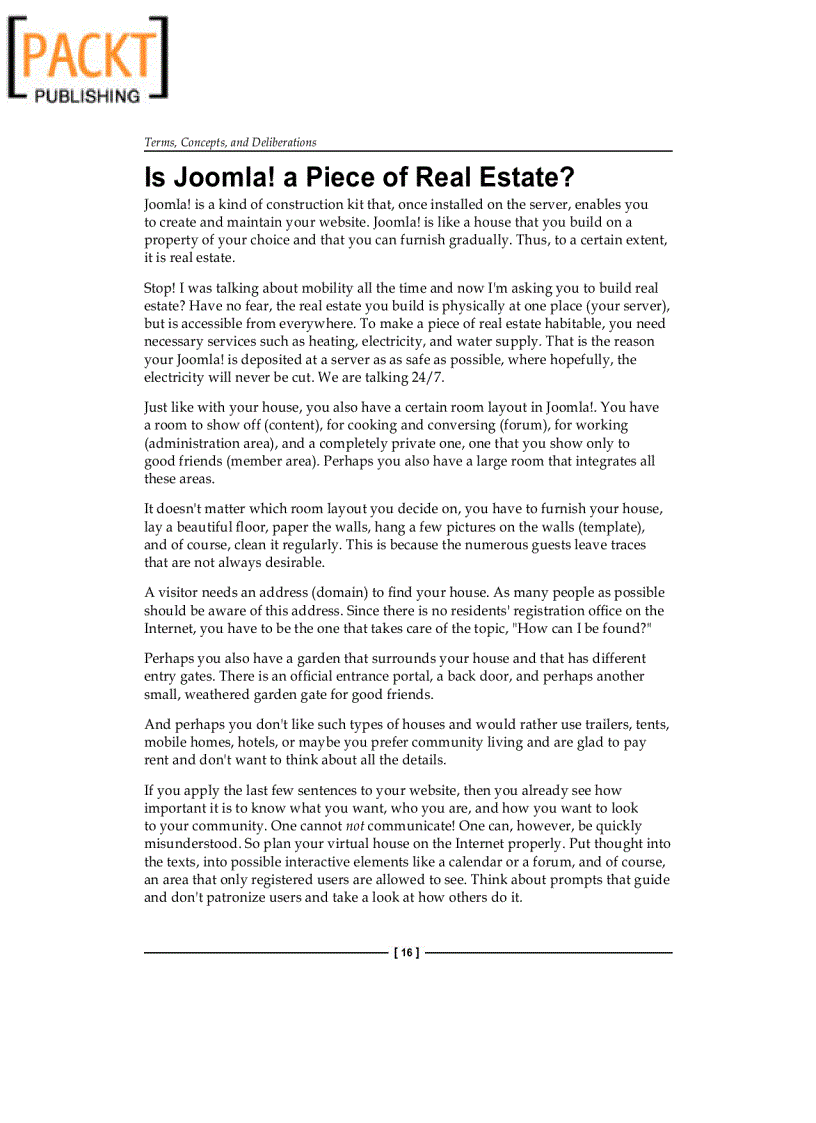 image for page Building website with Joomla 1 5 Author Hagen Graf