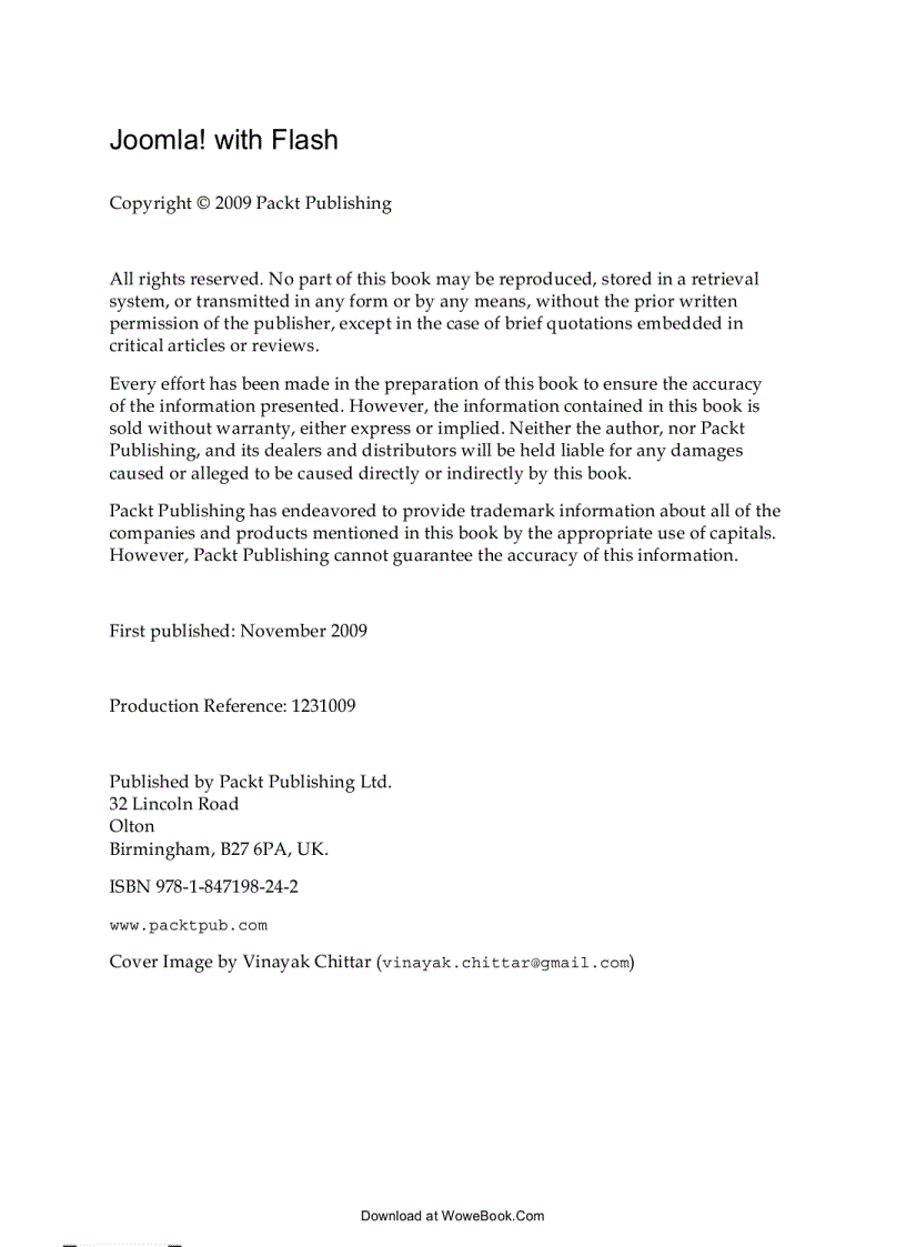 image for page Joomla With Flash Suhreed Sarkar