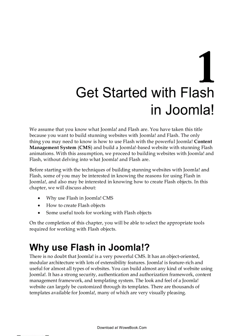 image for page Joomla With Flash Suhreed Sarkar