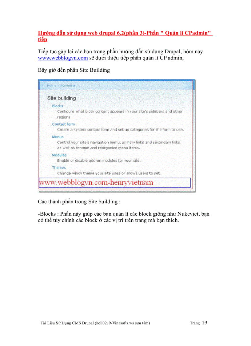 image for page Hướng dẫn sử dụng Drupal 6 2 Tiếng Việt