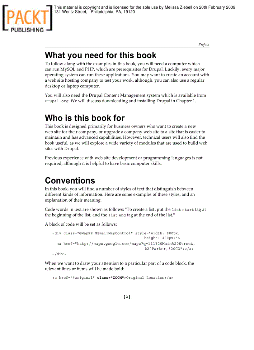 image for page Drupal 6 Site Builder Solutions Mark Noble