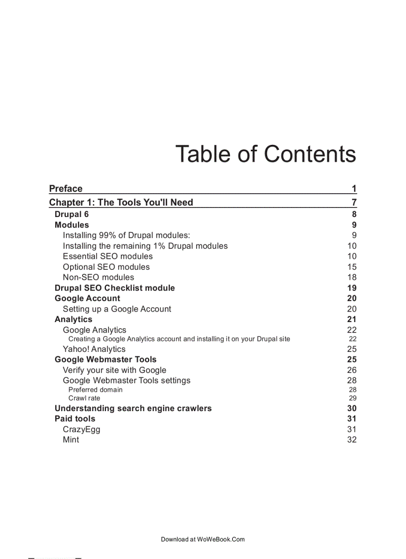image for page Drupal 6 Search Engine Optimization 2009 Ben Finklea