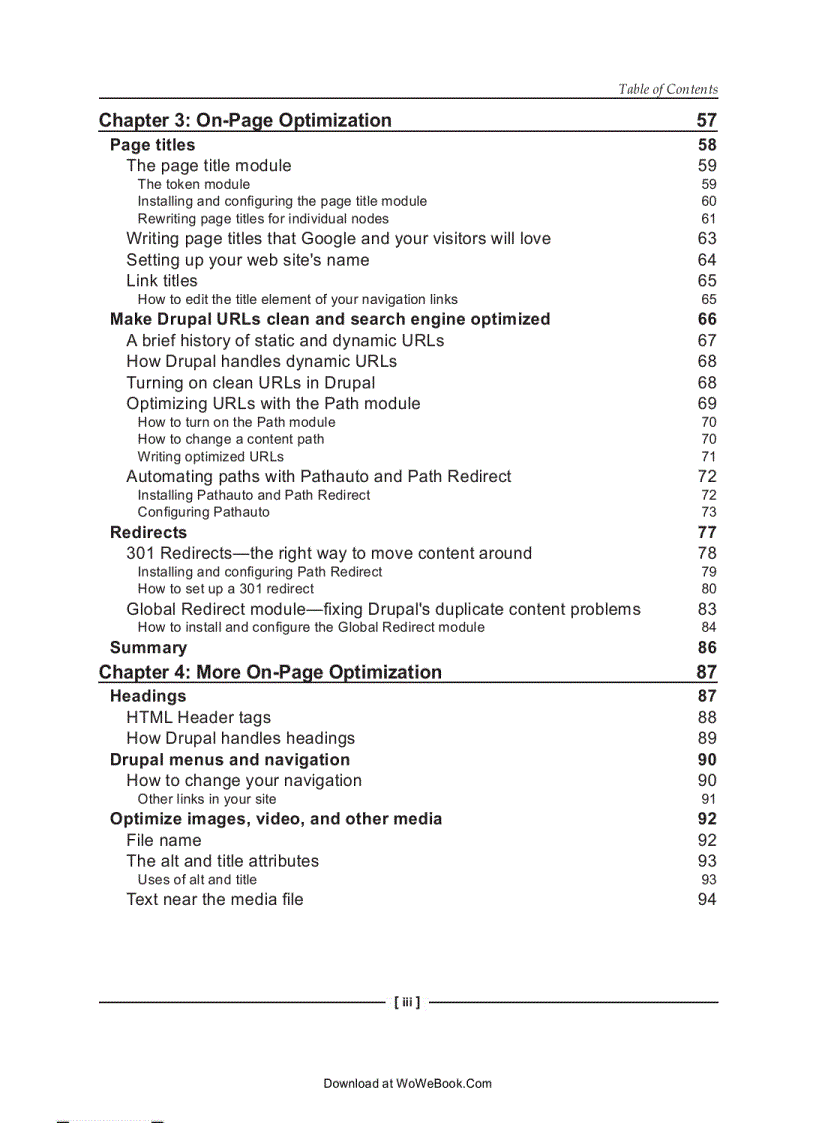 image for page Drupal 6 Search Engine Optimization 2009 Ben Finklea