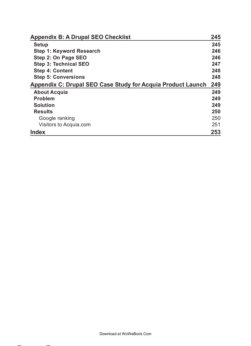 image for page Drupal 6 Search Engine Optimization 2009 Ben Finklea