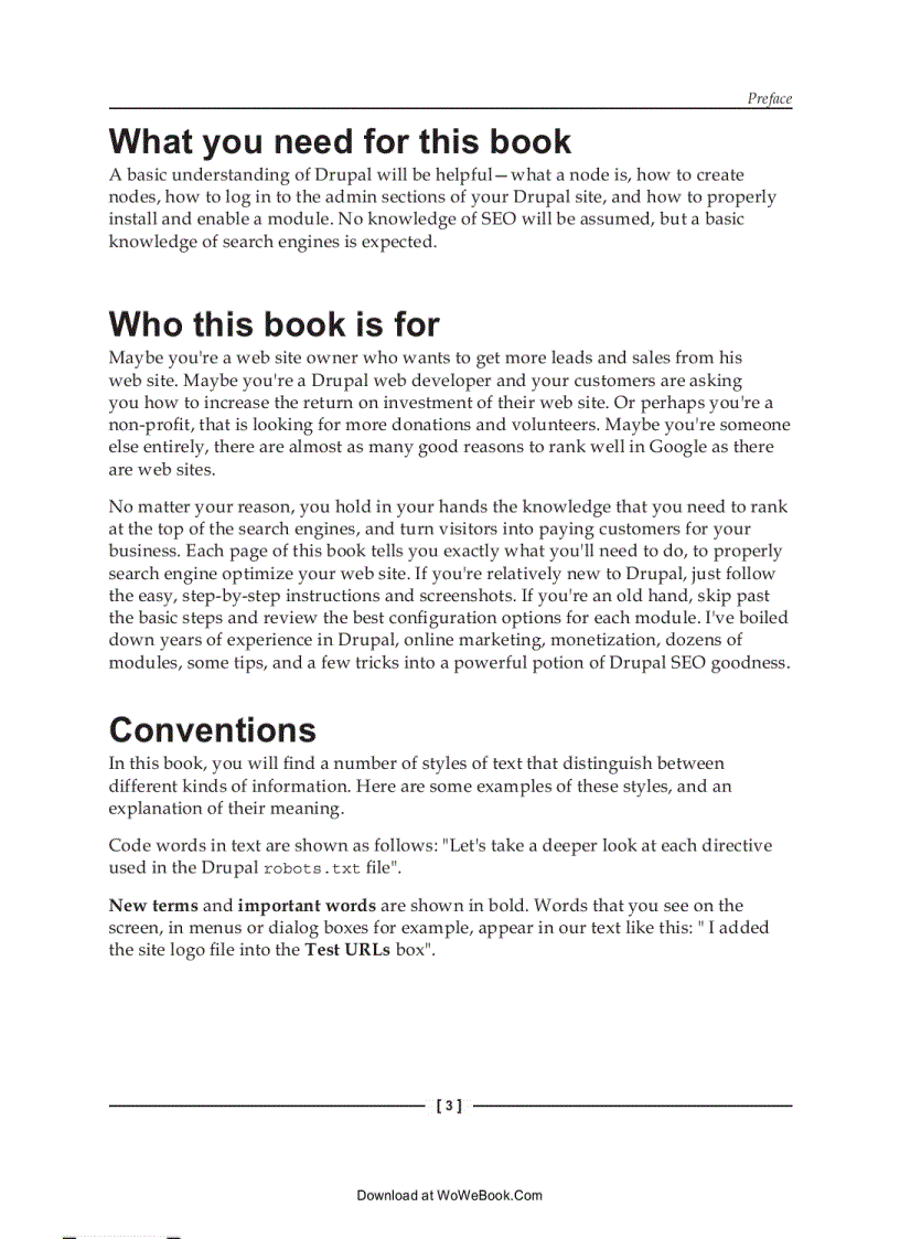 image for page Drupal 6 Search Engine Optimization 2009 Ben Finklea