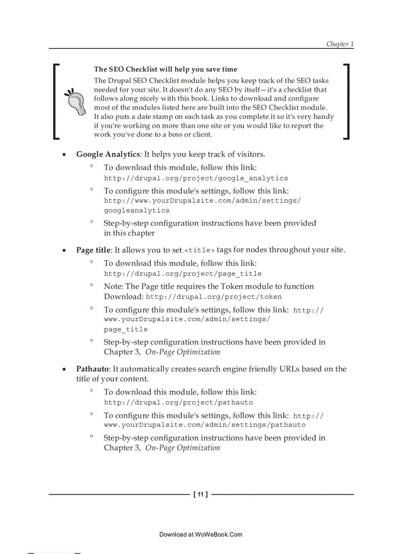 image for page Drupal 6 Search Engine Optimization 2009 Ben Finklea