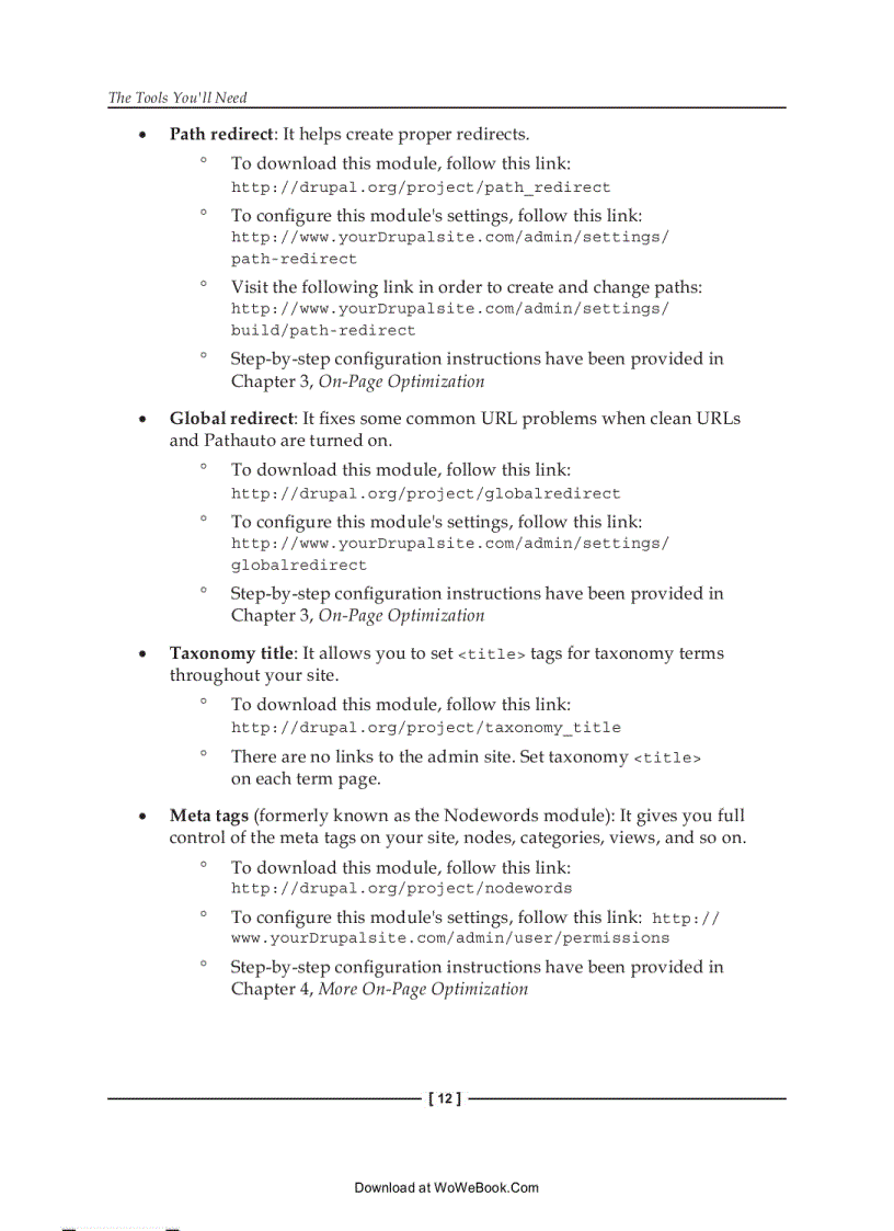 image for page Drupal 6 Search Engine Optimization 2009 Ben Finklea
