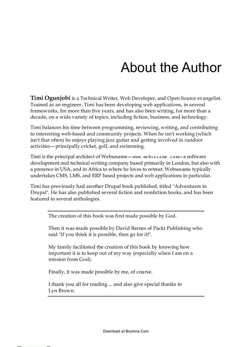 image for page Drupal 6 Site Blueprints Timi Ogunjobi