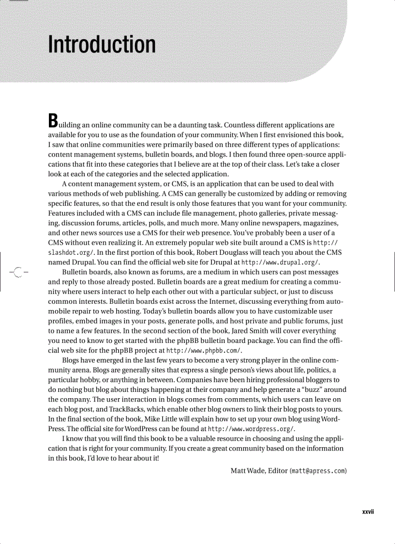 image for page Building Online Communities with Drupal phpBB and WordPress Robert T Douglass Mike Little and Jared W Smith