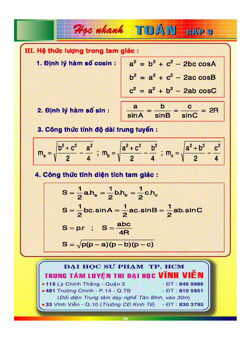 image for page Các học nhanh các hàm lượng giác