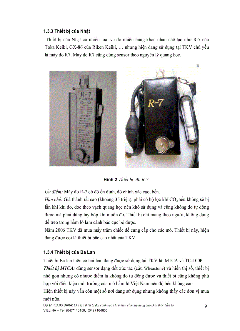 image for page Chế tạo thiết bị tự động đo và cảnh báo khí mêtan cầm tay dùng cho khai thác hầm lò