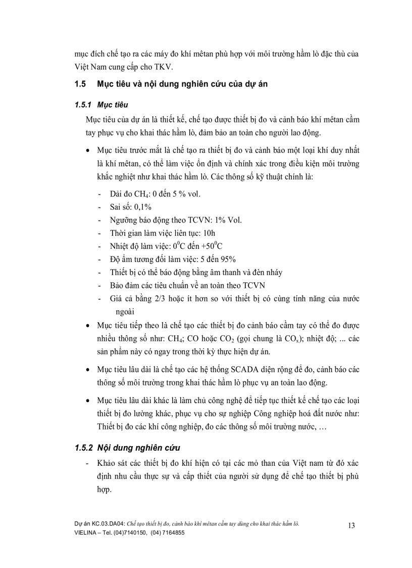 image for page Chế tạo thiết bị tự động đo và cảnh báo khí mêtan cầm tay dùng cho khai thác hầm lò