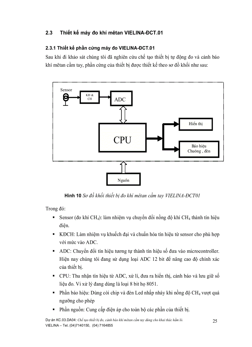 image for page Chế tạo thiết bị tự động đo và cảnh báo khí mêtan cầm tay dùng cho khai thác hầm lò
