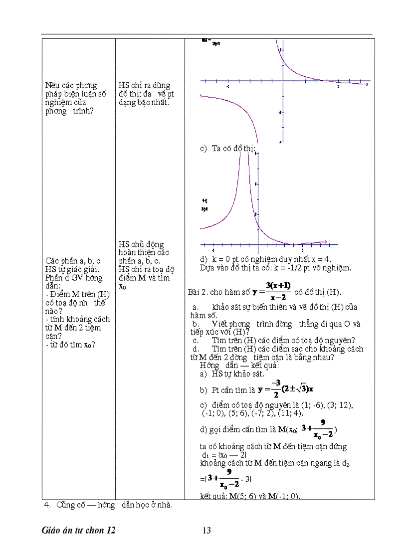 image for page Giáo án tự chọn môn toán lớp 12