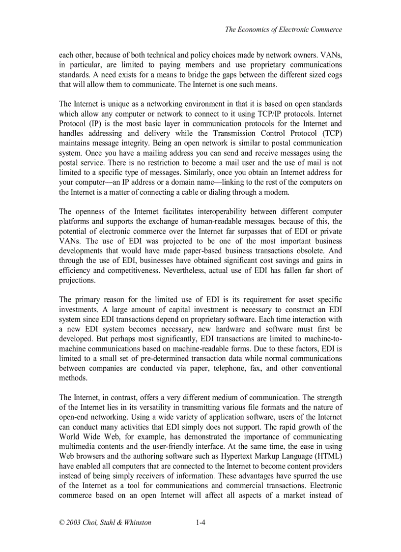 image for page The Economics of E Commerce