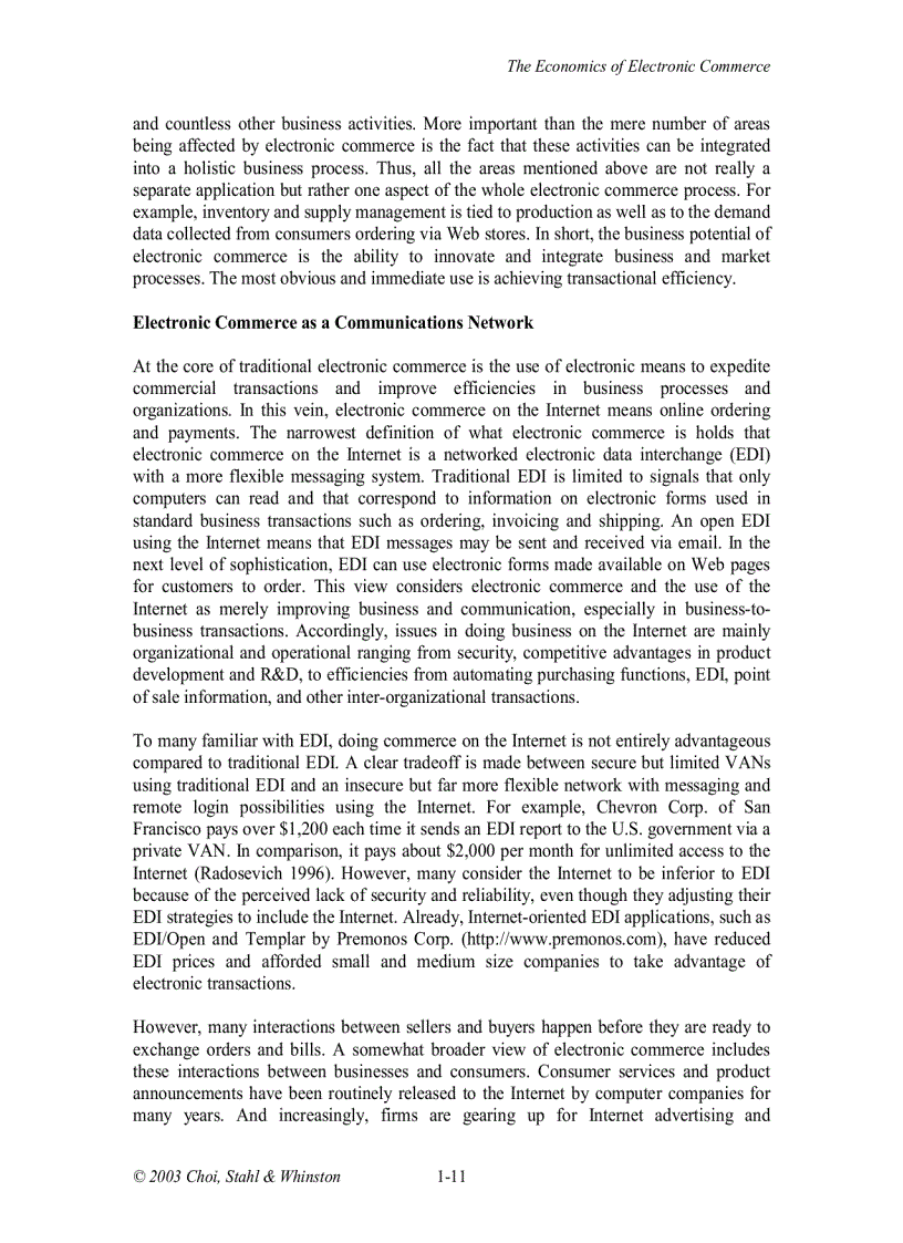 image for page The Economics of E Commerce