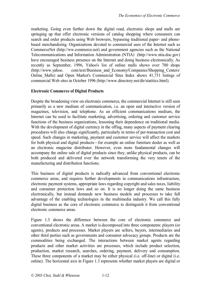 image for page The Economics of E Commerce