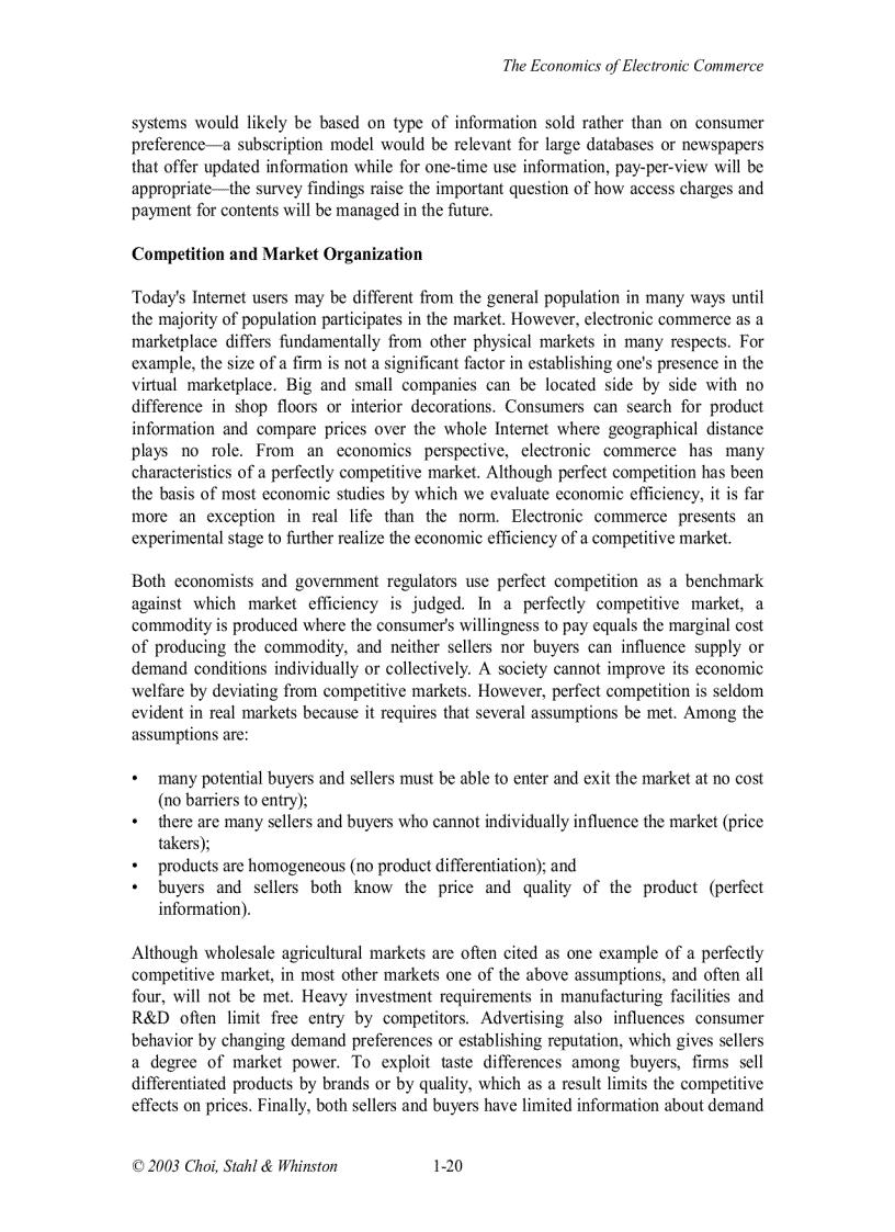 image for page The Economics of E Commerce