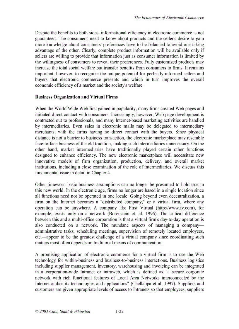 image for page The Economics of E Commerce