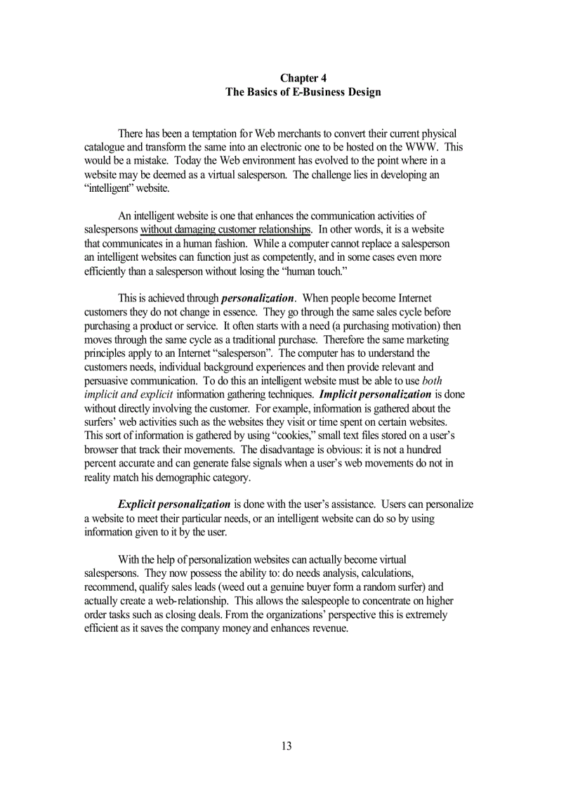 image for page A Primer on Developing An E Business Strategy