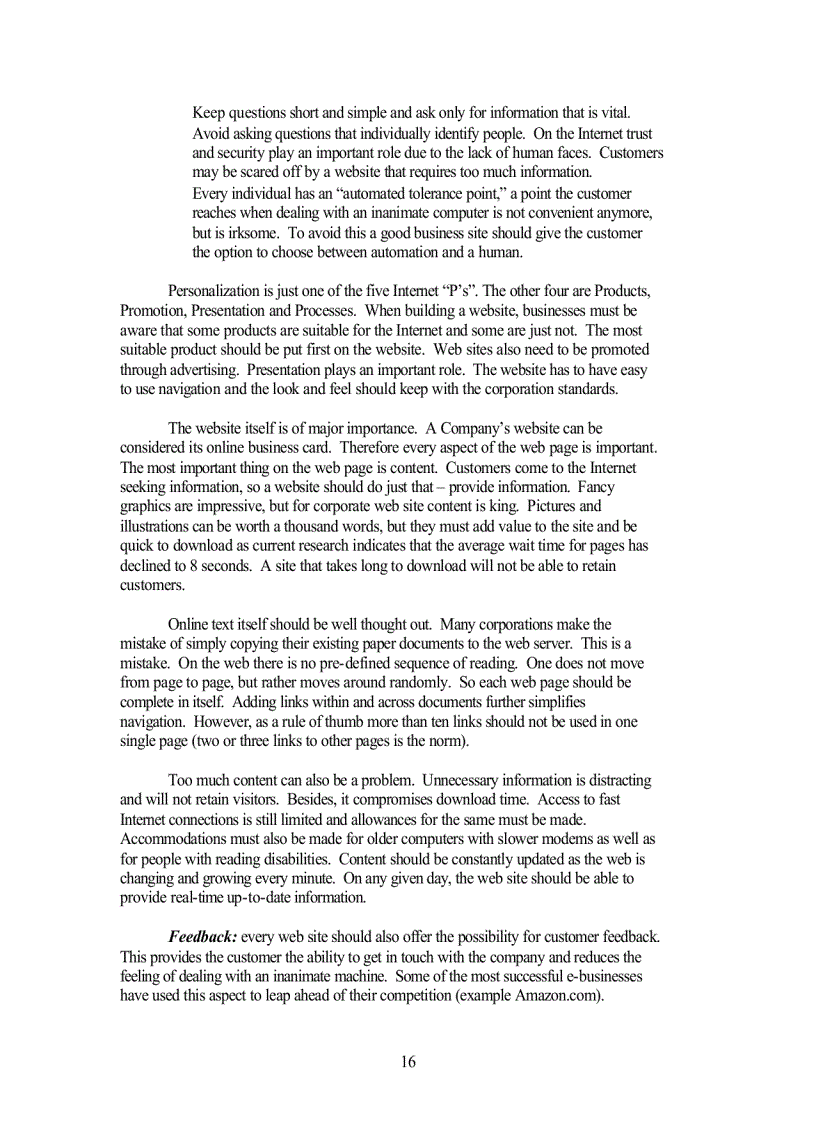 image for page A Primer on Developing An E Business Strategy