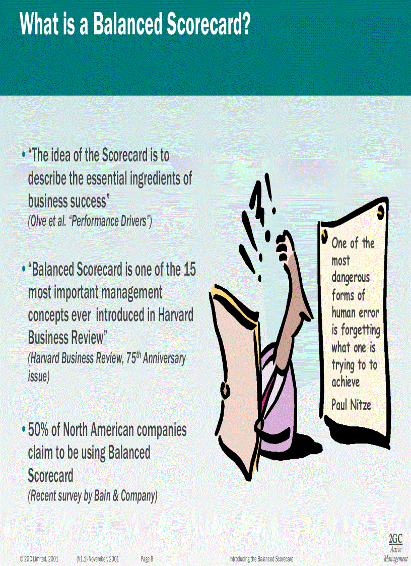 image for page Introducing the Balanced Scorecard