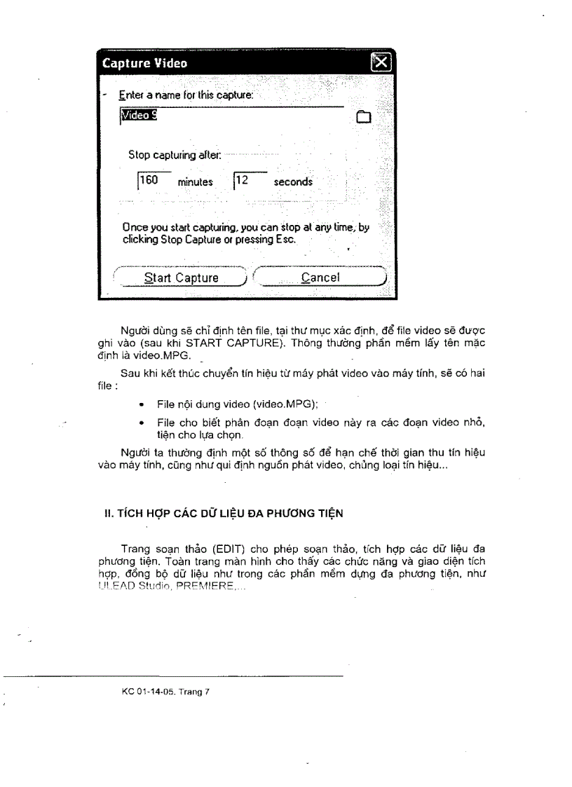 image for page Qui trình xử lý dữ liệu Video