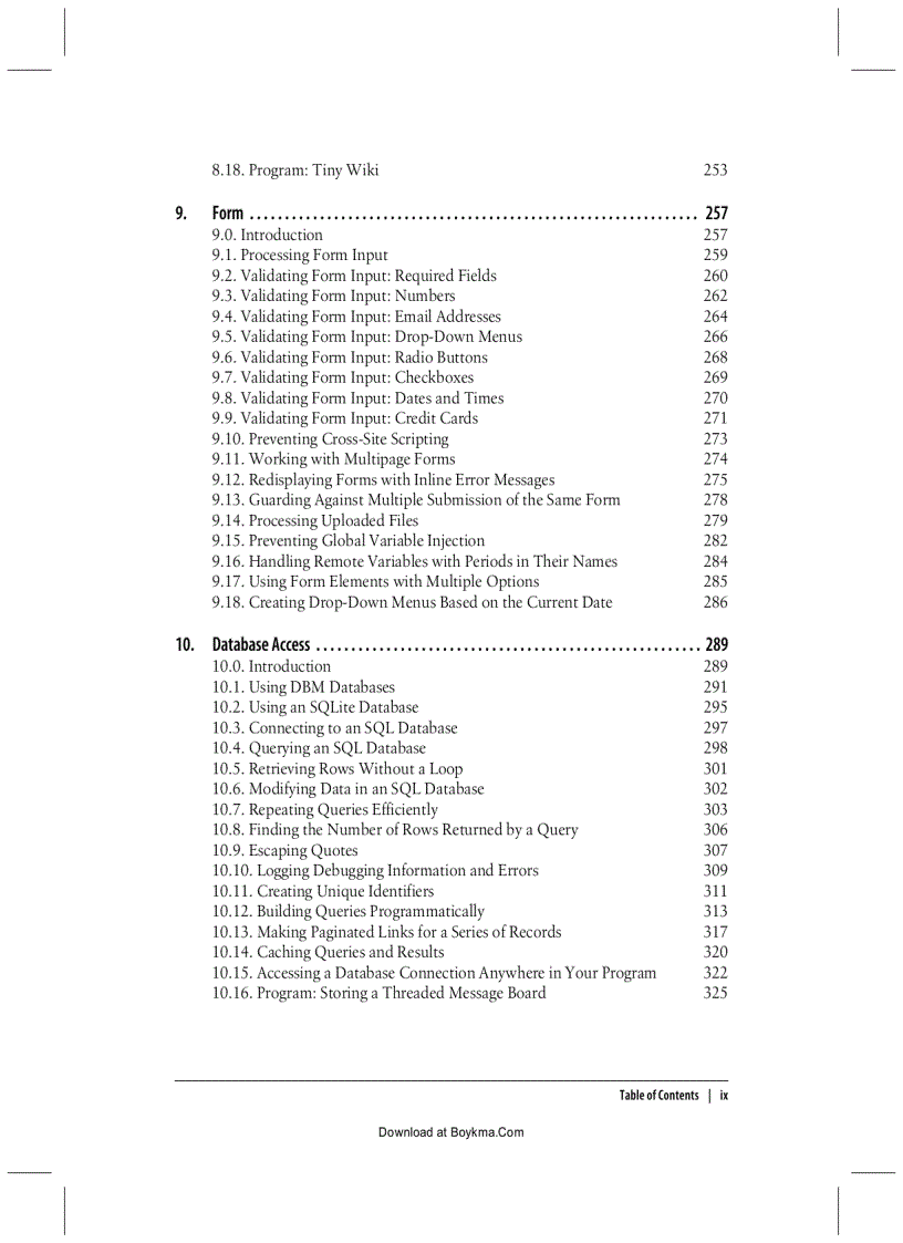 image for page PHP Cookbook 2nd Edition 2009